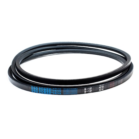 D&D B137 Classical V-Belt, 140 in Outside Length, 21/32 in Top Width, 1 Ribs B137